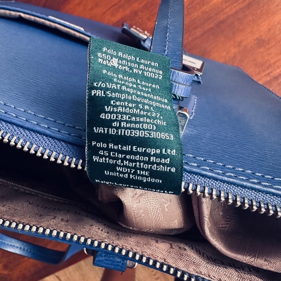 Ralph Lauren Leather Satchel Handbag - NWT - Picture 5 of 6